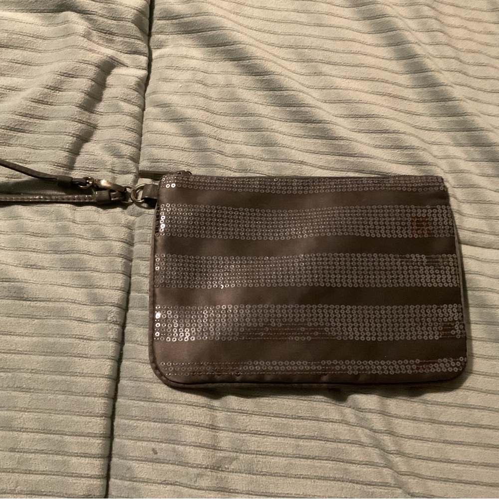 Bath & Body Works Black Sequin Wristlet